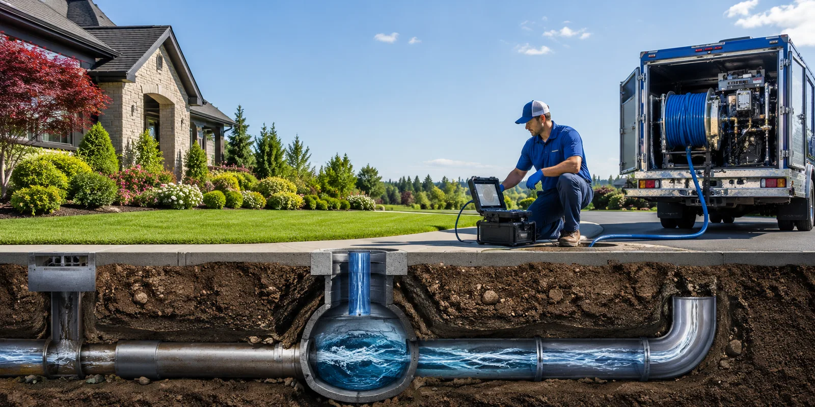 Drainage restoration information for Harrison Valley, PA